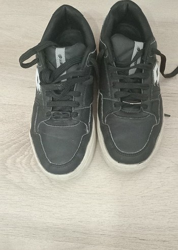 Erkek Siyah Gri Spor Ayakkabı - Görsel 3