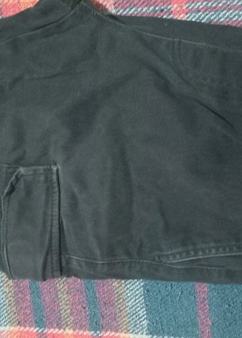 Siyah Kemerli Rahat Kumaş Pantolon - Görsel 3