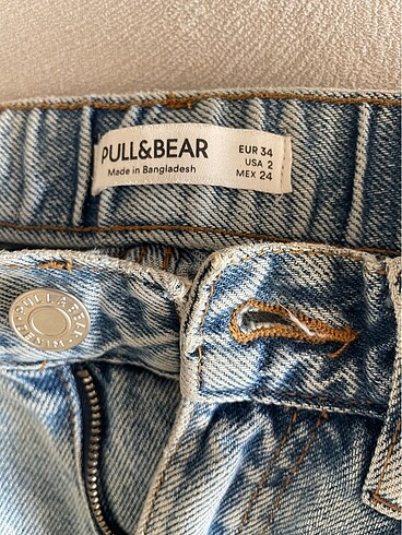 Pull and Bear Açık mavi kot jean