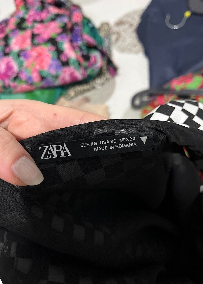 KARELİ MİNİ ZARA ELBİSE - Görsel 4