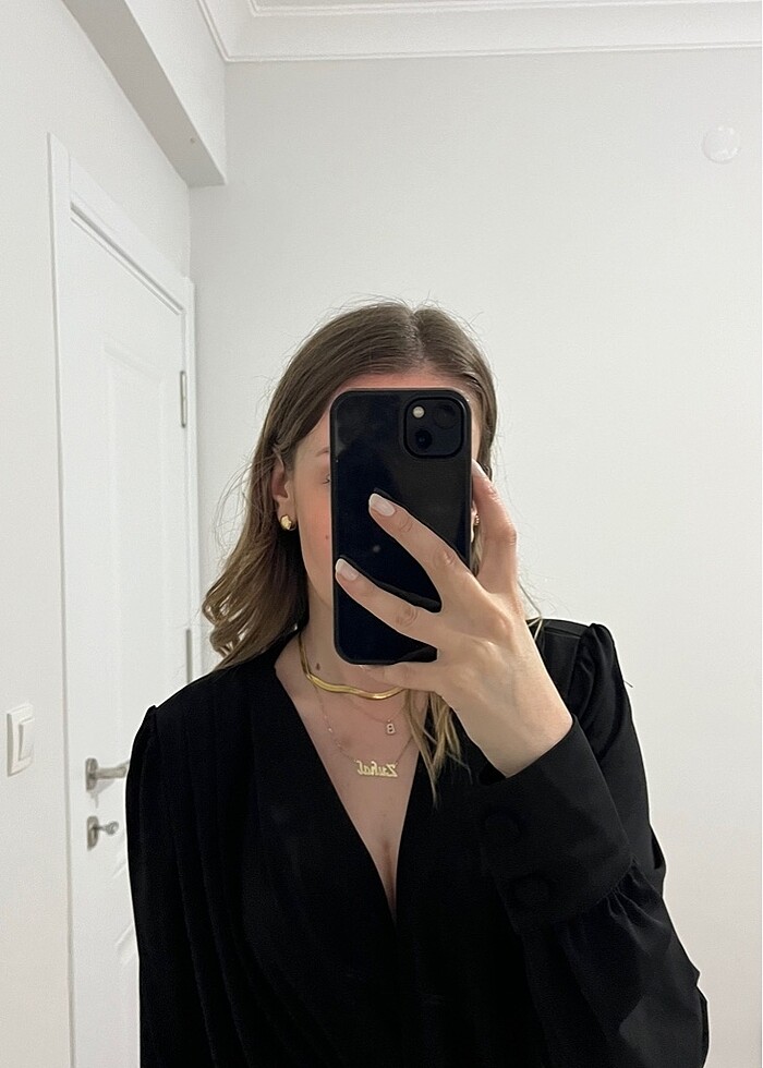 KRUVAZE YAKA BLUZ - Görsel 2