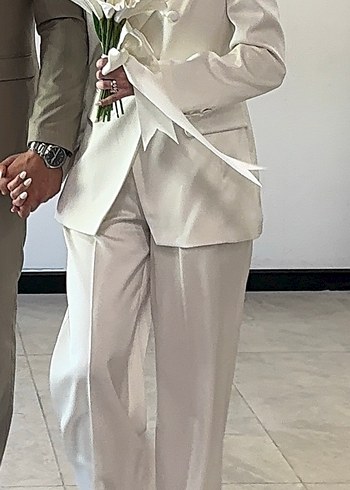 Beyaz saten takım - Görsel 2