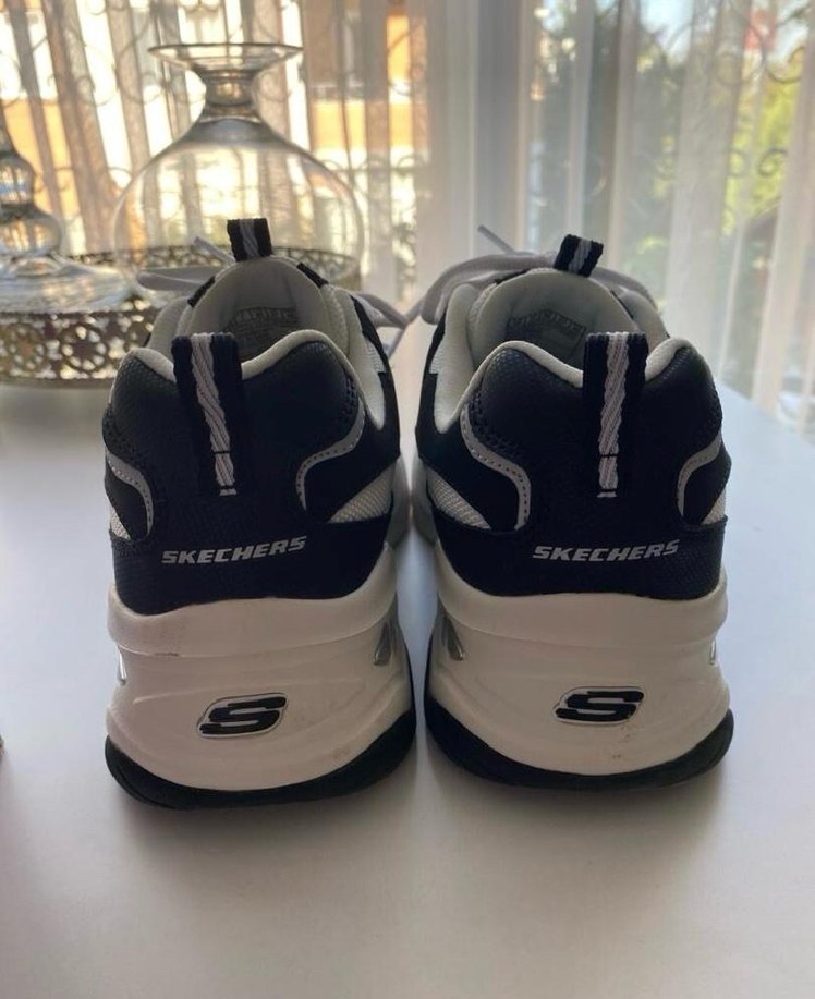 Beyaz Siyah Skechers - Görsel 3