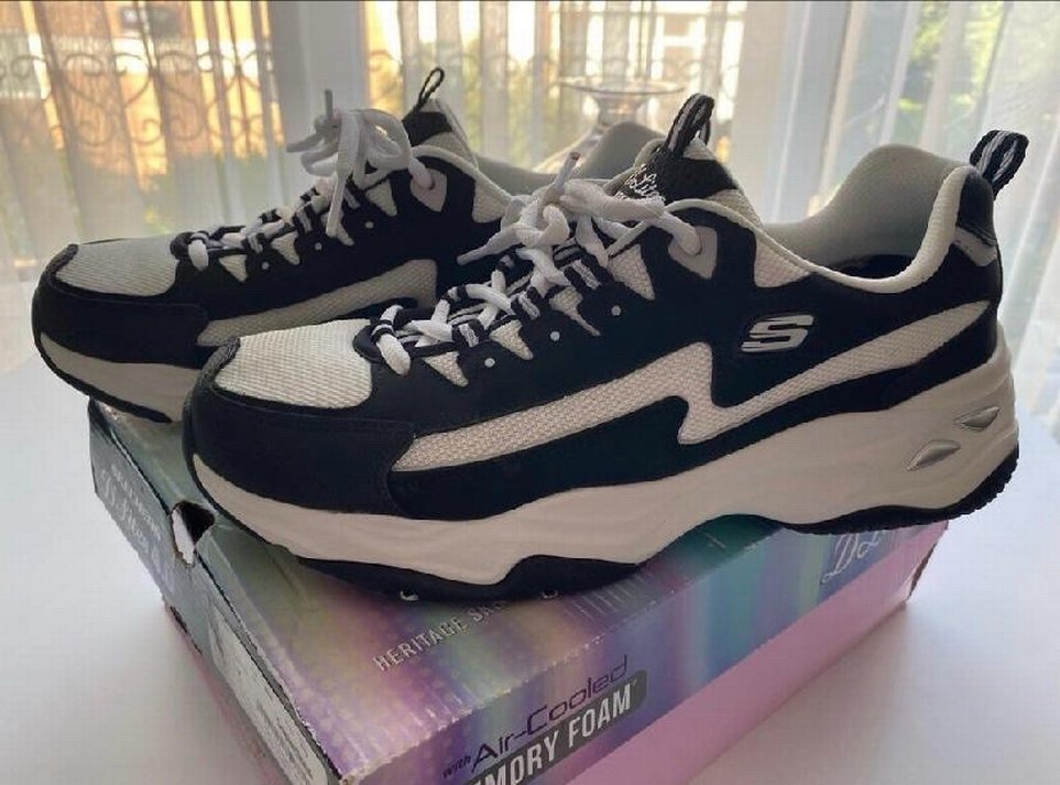 Beyaz Siyah Skechers - Görsel 2