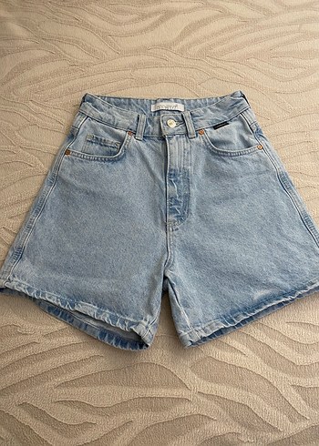 Mavi Jeans Kadın Açık Mavi Bol Kesim Mini Denim Şort