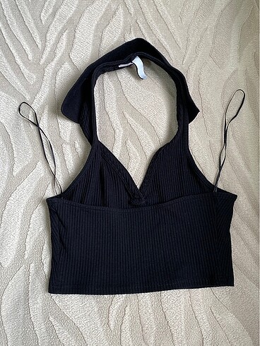 H&M h&m halter yaka mini üst