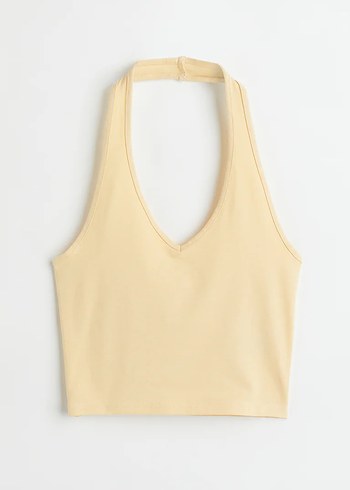 h&m, halter yaka üst - Görsel 4