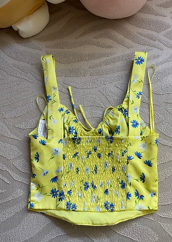 bershka, çiçekli büstiyer - Görsel 2