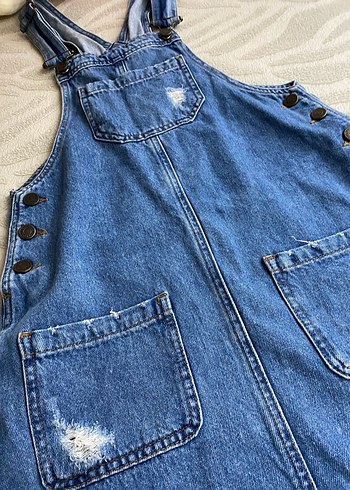 koton, denim salopet - Görsel 4