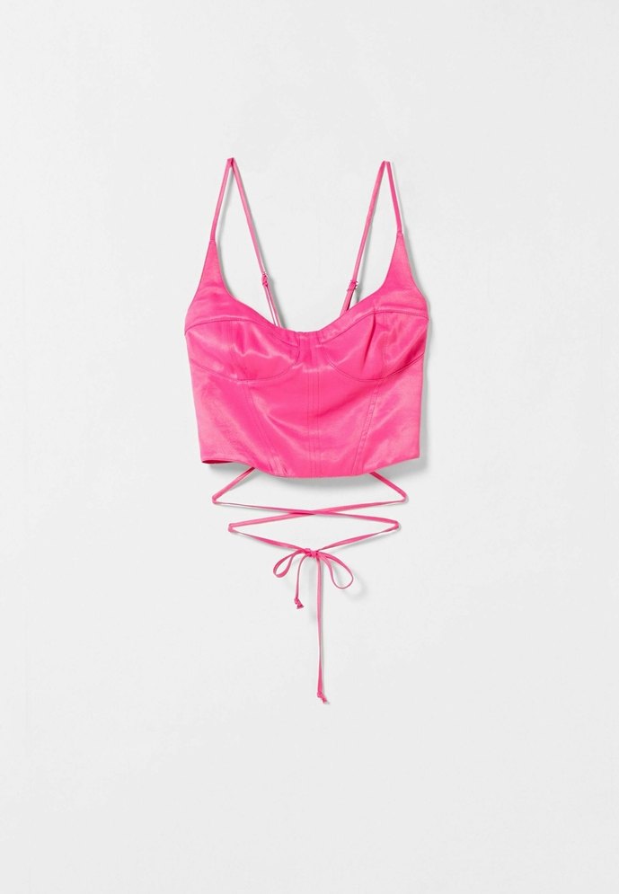 bershka, pembe büstiyer - Görsel 4