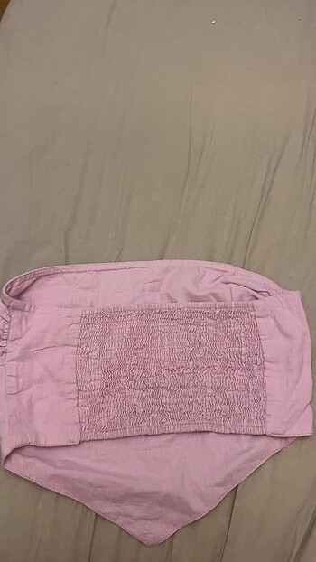 Bershka Bershka üçgen kesin crop