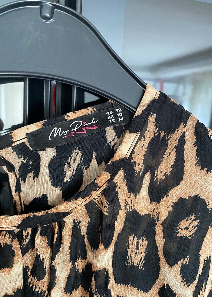 Leopar elbise - Görsel 2