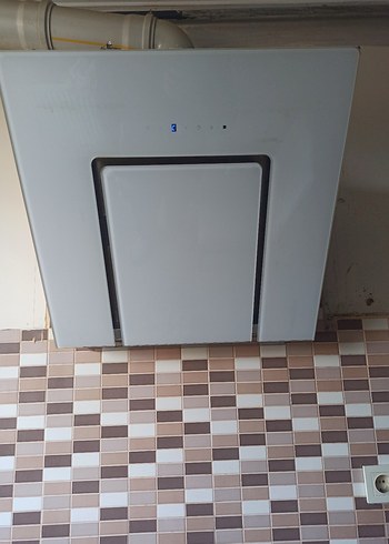 Beyaz Gri Fırınlı set Ocak mekoop marka tertemiz çalışıyor - Görsel 5