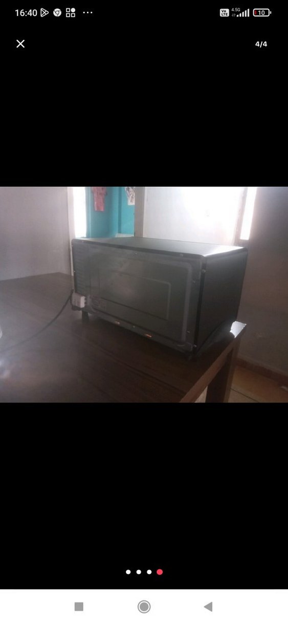 Siyah Kumtel Mini Fırın - Görsel 4