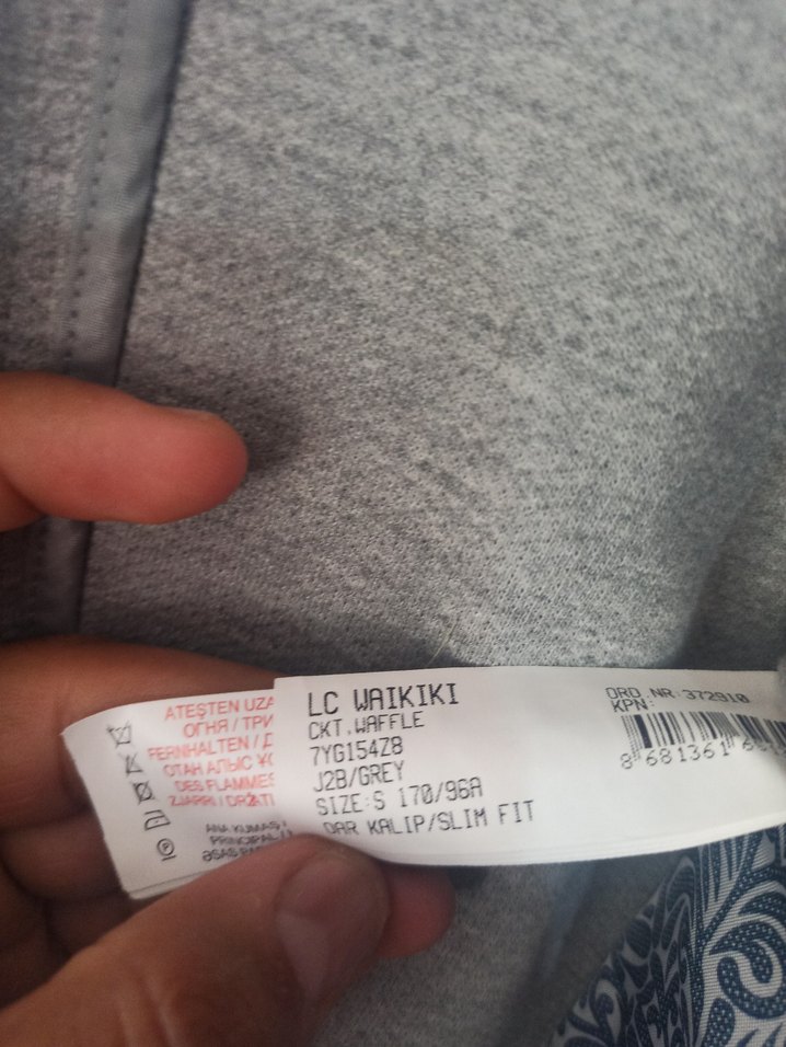 Gri Erkek Düğmeli Ofis Ceketi - Görsel 5