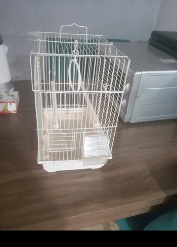 Beyaz Küçük Evcil Hayvan Kafesi - Görsel 3