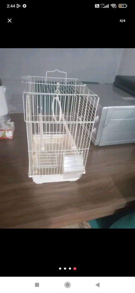 Beyaz Küçük Evcil Hayvan Kafesi - Görsel 3