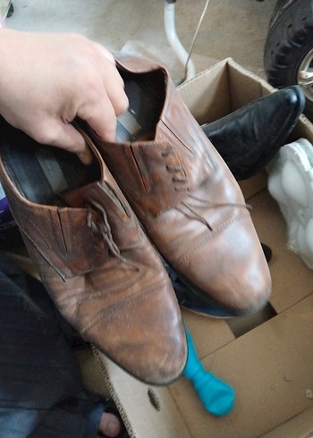 Tokalı Siyah Gotik Erkek  ayakkabı - Görsel 3