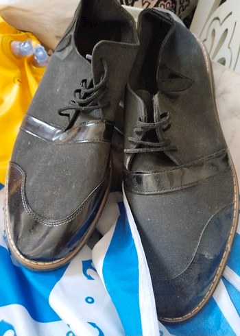 Tokalı Siyah Gotik Erkek  ayakkabı - Görsel 5