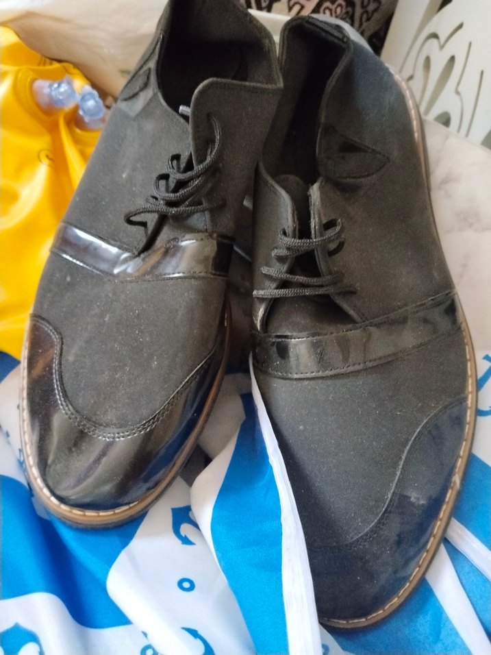 Tokalı Siyah Gotik Erkek  ayakkabı - Görsel 5