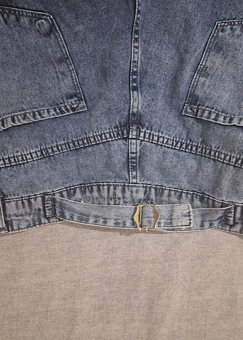 Diğer mavi Kadın Denim Bol Kesim Midi Jean