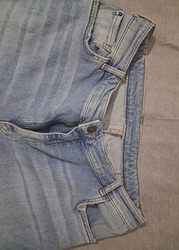 Kadın Mavi Normal Kesim Denim Pantolon