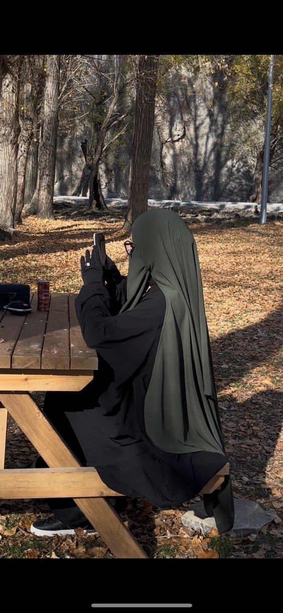 Arap tülü kumaş şal ve peçesi - Görsel 2