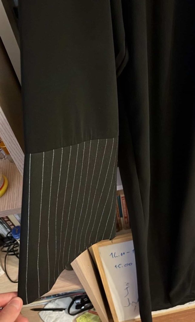 Siyah Uzun abaya ferace - Görsel 2