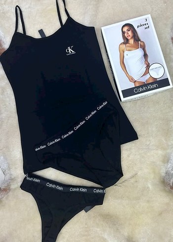 Calvin Klein Siyah Mini Atlet ve Külot Takımı