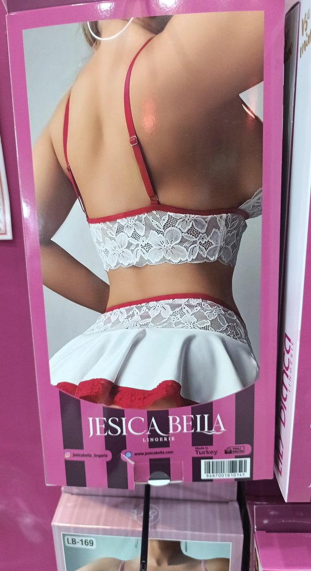 Dantelli Beyaz Halter Yaka Bustiyer - Görsel 2