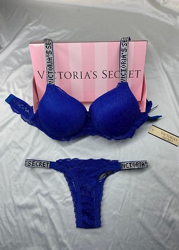 Victoria s Secret Mor Dantel Detaylı Victoria's Secret Sütyen Takımı