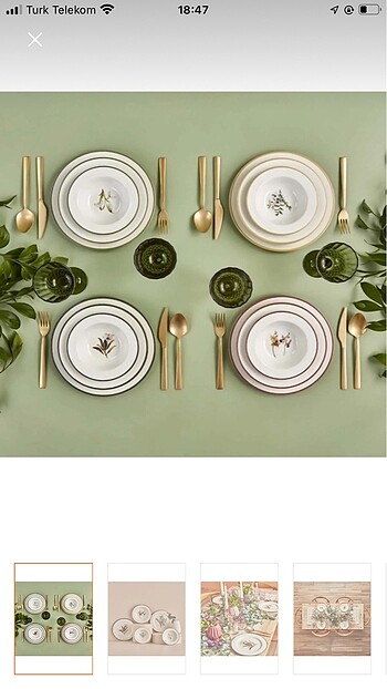 Bella maison yemek takımı