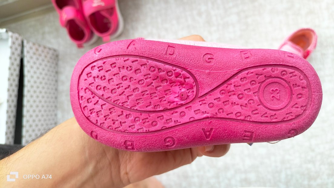 Pembe Nakışlı Kız Çocuk Sıcak Terlik - Görsel 5