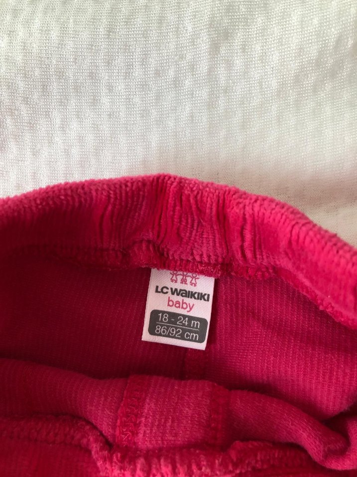 Kız Çocuk Kırmızı Sıcak Tayt - Görsel 2