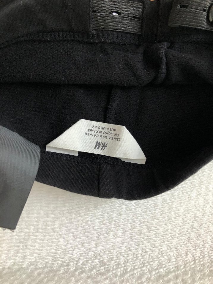 Siyah Kız Çocuk Elastik Pamuk Tayt - Görsel 3