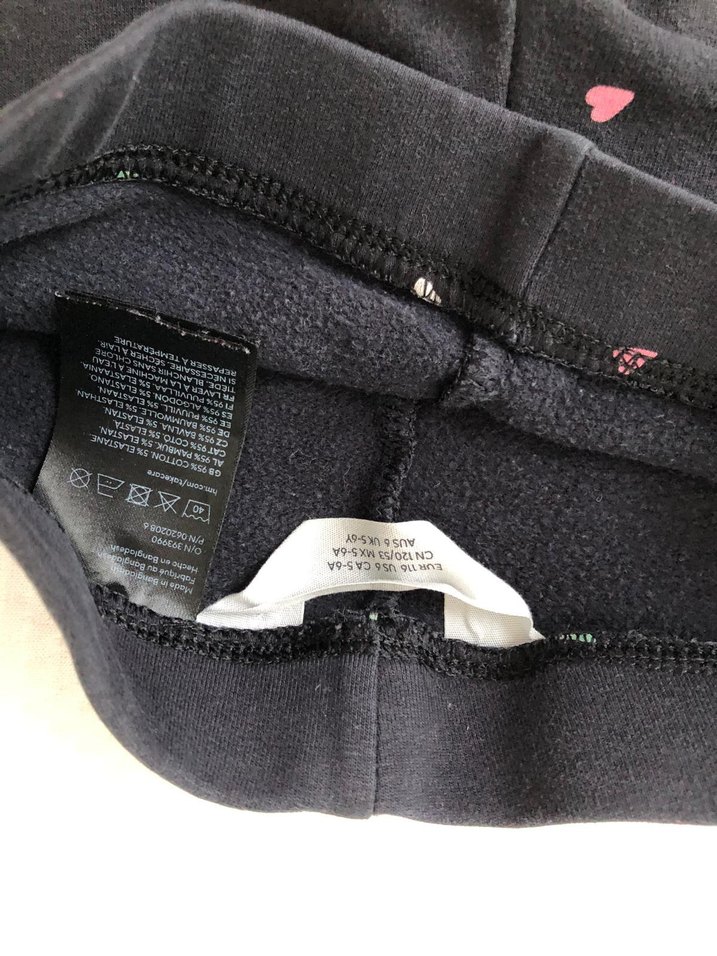 Siyah Kız Çocuk Elastik Pamuk Tayt - Görsel 2