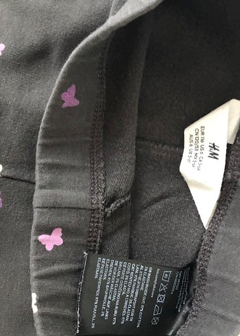 Siyah Kız Çocuk Tayt Elastik Bel - Görsel 3