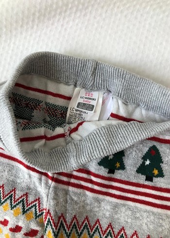 Nakışlı Pamuklu Kız Çocuk Tayt Seti - Görsel 2