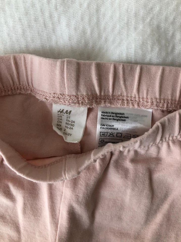 Kız Çocuk Bej Pamuklu Tayt - Görsel 2