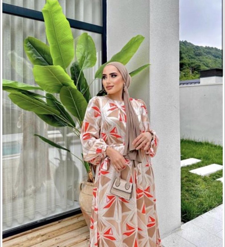 Bohem Tarzı Bağcıklı Uzun Elbise - Görsel 3