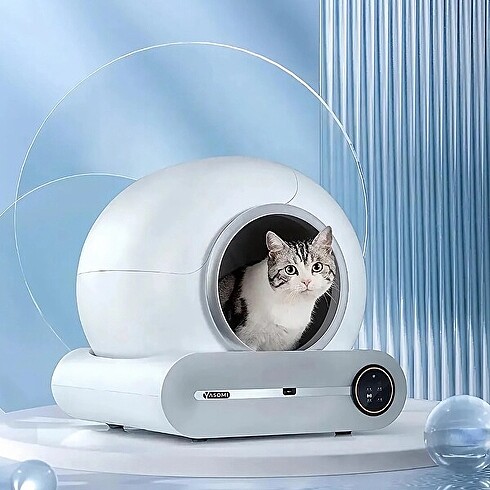 Beden Yasomi Smart Cat Cleaner 9lt Kapasiteli ve Wifi Uygulama Bağlant