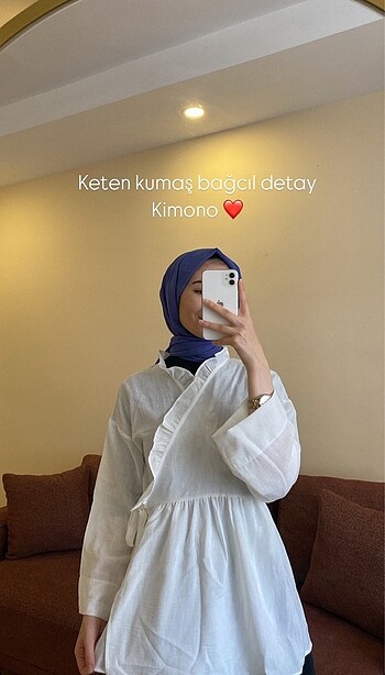 Fırfır detay kimono