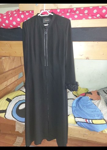 Kayra Marka Uzun Siyah Kadın Pardesü