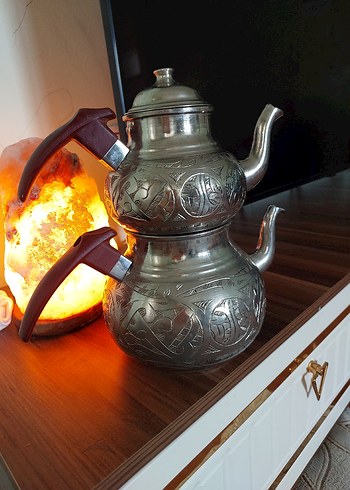 Diğer Bakır İşlemeli Çaydanlık