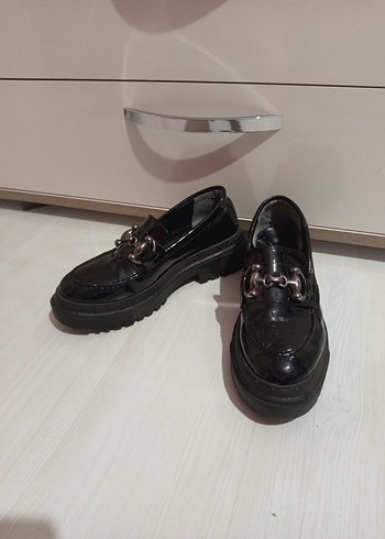 Deri Tokalı Loafer