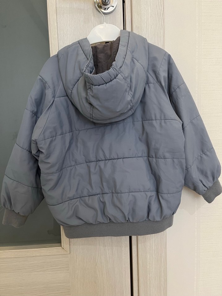 Kapüşonlu Fermuaarlı Erkek Çocuk hafif Mont - Görsel 2