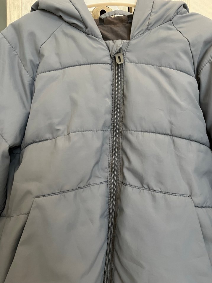 Kapüşonlu Fermuaarlı Erkek Çocuk hafif Mont - Görsel 3