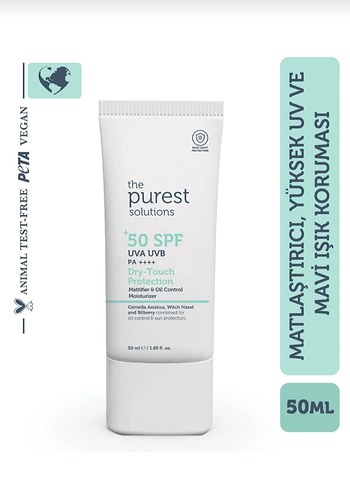 The Purest Solutions SPF 50 Matlaştırıcı Güneş Koruyucu