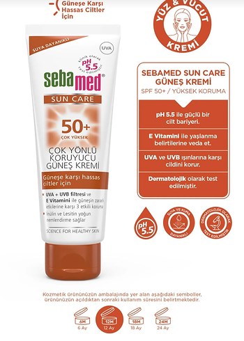 Sebamed SPF 50+ Çok Yönlü Koruyucu Güneş Kremi