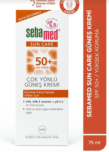 Sebamed Sebamed SPF 50+ Çok Yönlü Koruyucu Güneş Kremi
